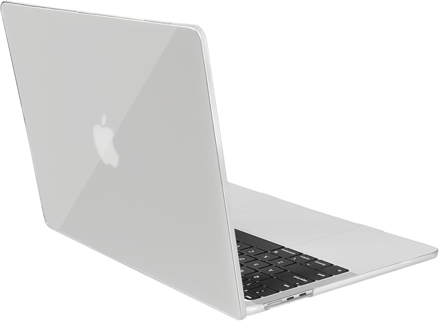 kwmobile Crystal Case Compatible with Apple MacBook Air 15 2023 M2 (A2941) - Elegant Lightweight Laptop Cover - Transparent