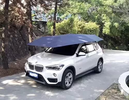 Universal Car Sun Shade Umbrella, Movable Carport, Automatically Foldable Car Canopy, Cover Tent Cloth for car, UV Protect Waterproof 181 inches Protector Windshield, Car Parasol