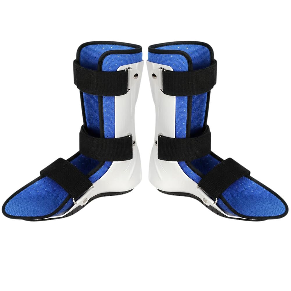 SFKLYU Férula de Tobillo y Pie, Férula Nocturna AFO para Tobillo y Pie, Pie Caído AFO, Soporte para Fascitis Plantar,A Pair,L