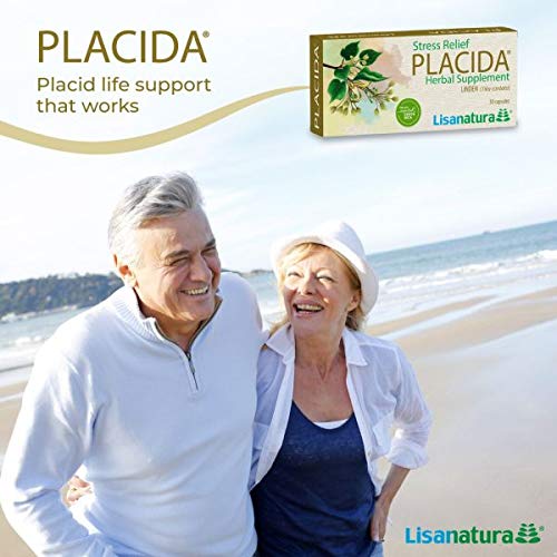 Lisanatura Placida Herbal Supplement Calm Sleep Capsules Sugar Free Gluten Free Lactose Free (30 Count) #TOP2