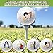 Artpreti 4 Pcs Funny Golf Balls for Birthday, Novelty Golfer Gift for Dad Coworkers Golfers Golf Lovers