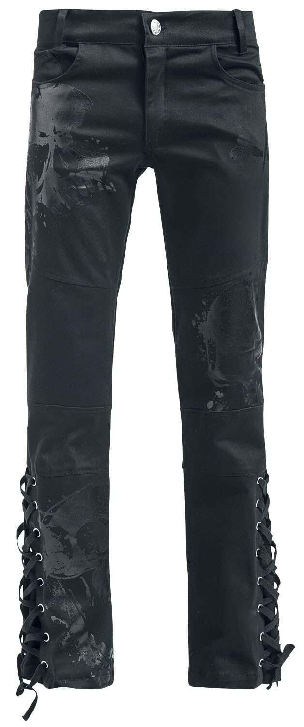 Adrian Pant Boot Cut Männer Stoffhose schwarz