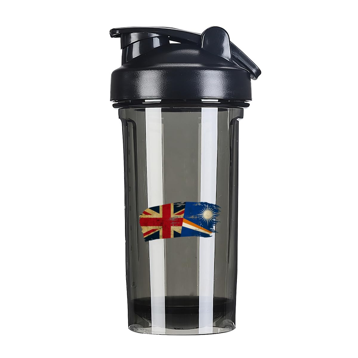 Marshall Islands America Flag 18 Ounce Shaker Cup,Fashion Theme Pattern Shaker Bottle Leak-proof Workout Shake Bottles 500ML/18 oz Perfect for Pre Workout