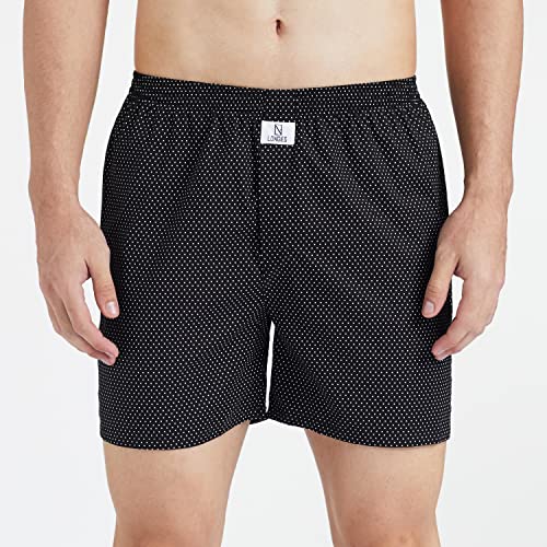 Image of Longies Men's Cotton Printed Regular Boxer Shorts