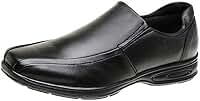 Sapato Confort Social Masculino Couro Ortopédico Preto 5030