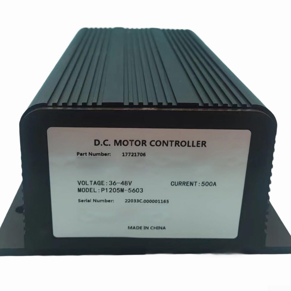 Controlador de motor CC 36-48V 500A para controlador PWM compatible con Curtis 1205M-5603 para coche eléctrico de turismo y para carrito de golf ezgo, carcasa de metal