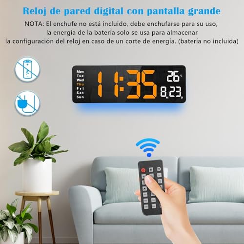 El Mejor Listado de Reloj para Pared del mes. 18 Imagen adicional