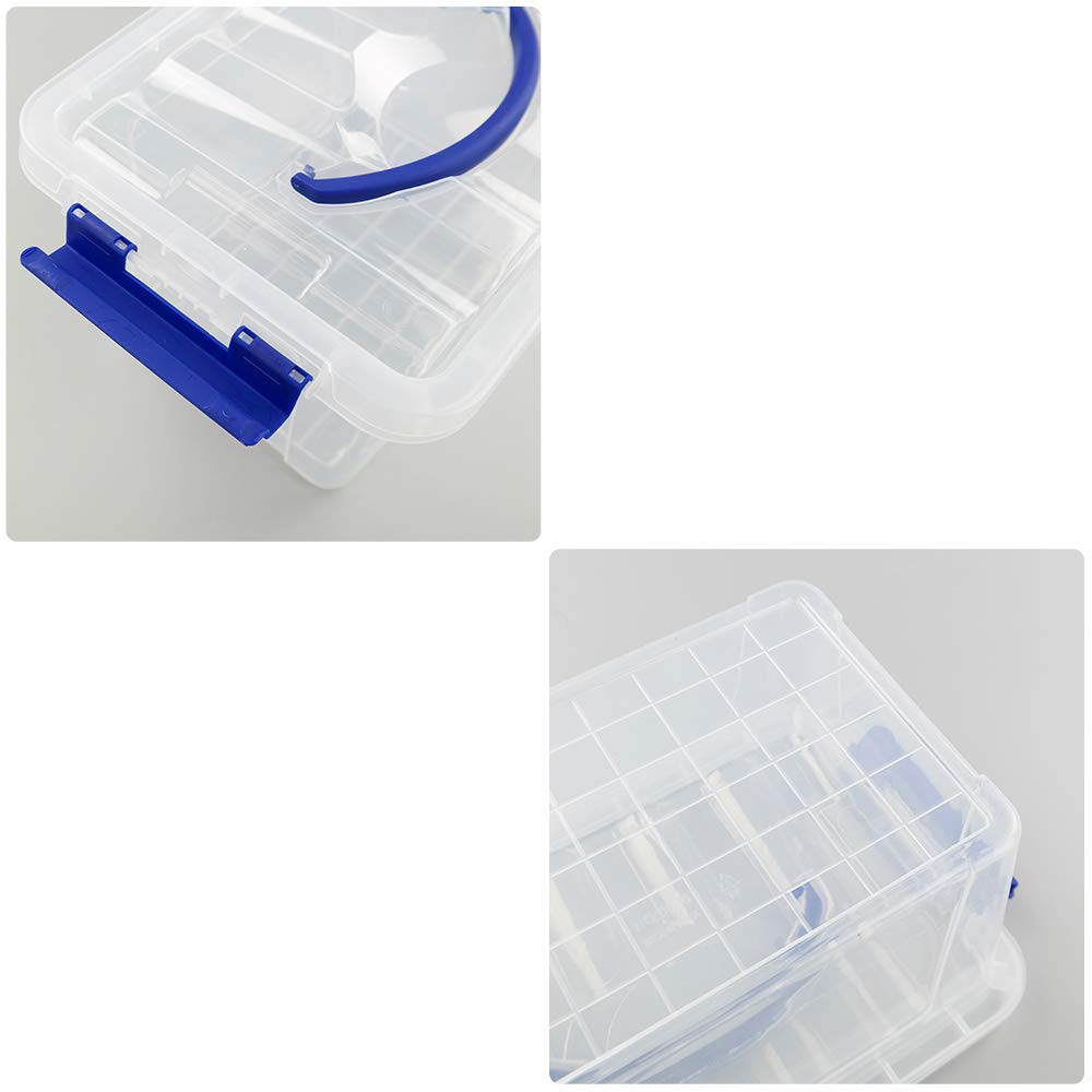 Farmoon Aufbewahrungsboxen aus Kunststoff, Klein Plastikboxen mit Deckel, 6 Packungen