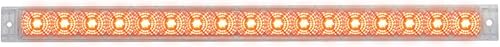 Miniatura 2 de GG Grand General 76303 Barra de luz rojatransparente (20" Spyder 17-LED Pl Bisel 1 fila)