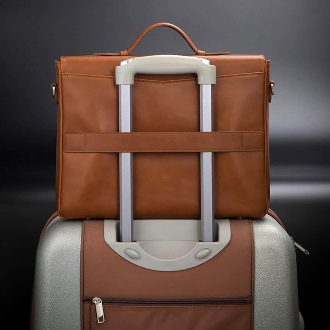 maletin Bolso Messenger for Hombre Cuero Vintage Impermeable