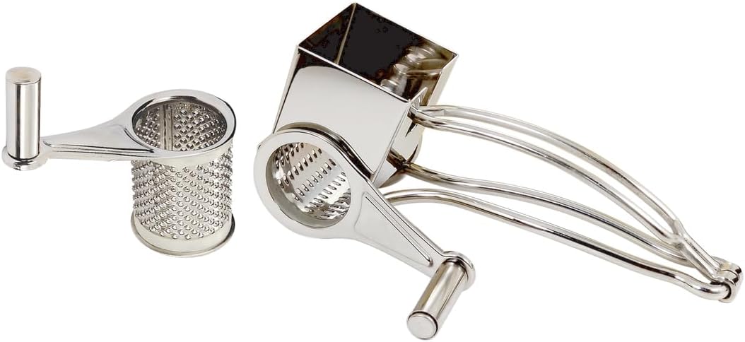 N3009X-2 Stainless Steel Cheese Grater with 2 Inserts