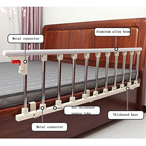 Barandilla de protección para cama plegable en dormitorios de cuidado 5