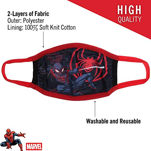 Concept One Spider-Man And Miles Morales Team Characters 3-Pack Of Kids Face Masks, Multicolor (Mabc0033) #TOP4