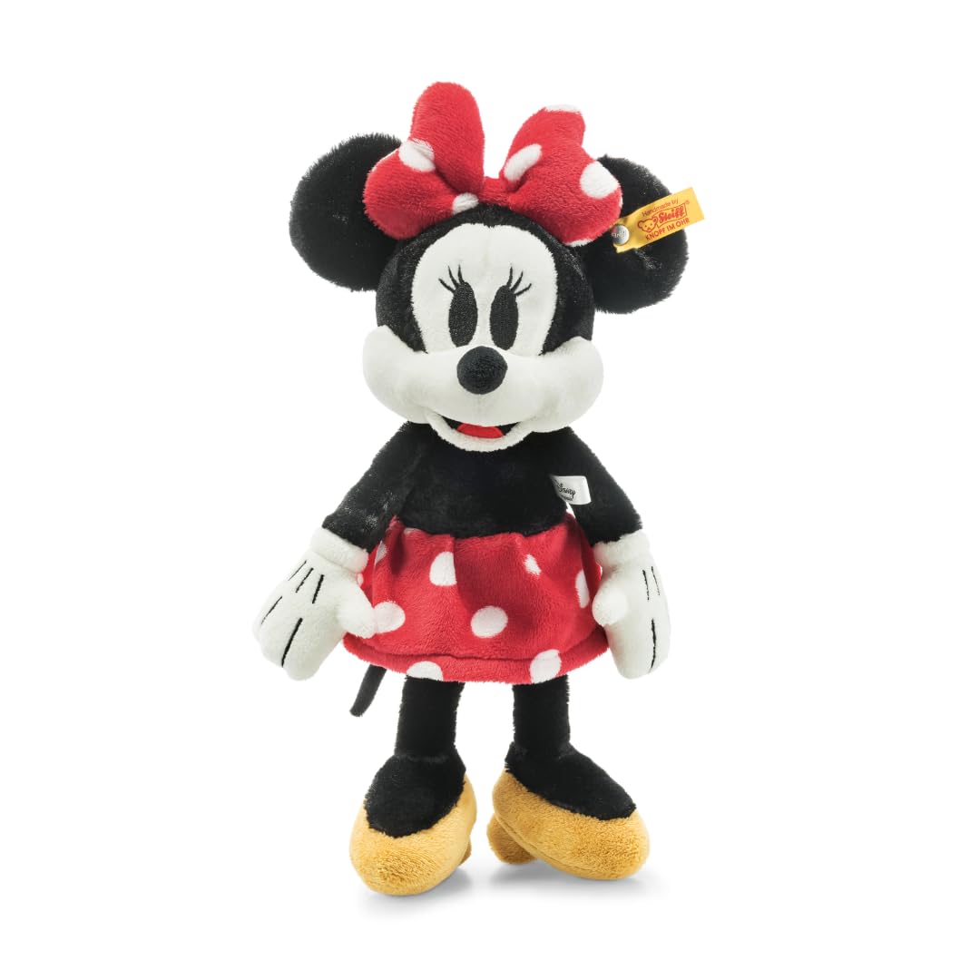 Steiff 024511 Minnie Soft Cuddly Friends Disney Originals Mouse, Plüsch Bunt, 31 cm