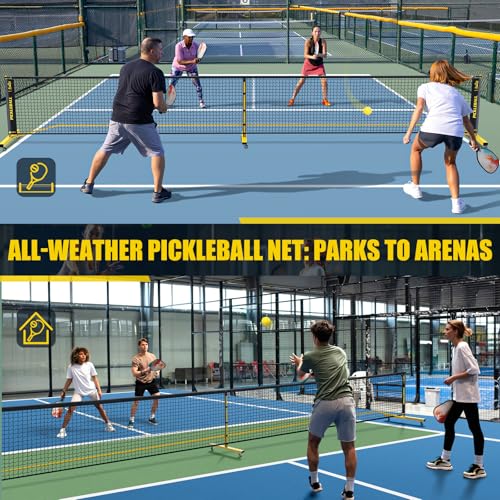 Fostoy Portable 3in1 Pickleball Net with Wheels Carry Bag- 3 Size Options - image 7