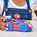 SPIDEY AND HIS AMAZING FRIENDS Marvel Spidey Web Crawler Toy Car with 3-Inch Action Figure & Accessory, Super Hero Toys, Kids Ages 3+