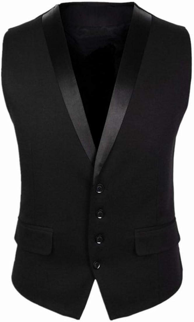 Men Vest Men Jacket Spring Autumn Fashion Boutique Trend Office Work