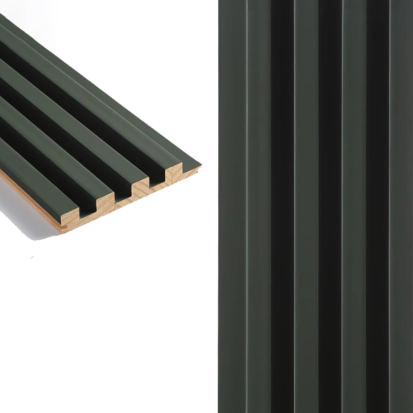 Paneles de pared de listones de madera para decoración – Moderno revestimiento de pared para sala de estar, dormitorio y espacios de oficina con estilo