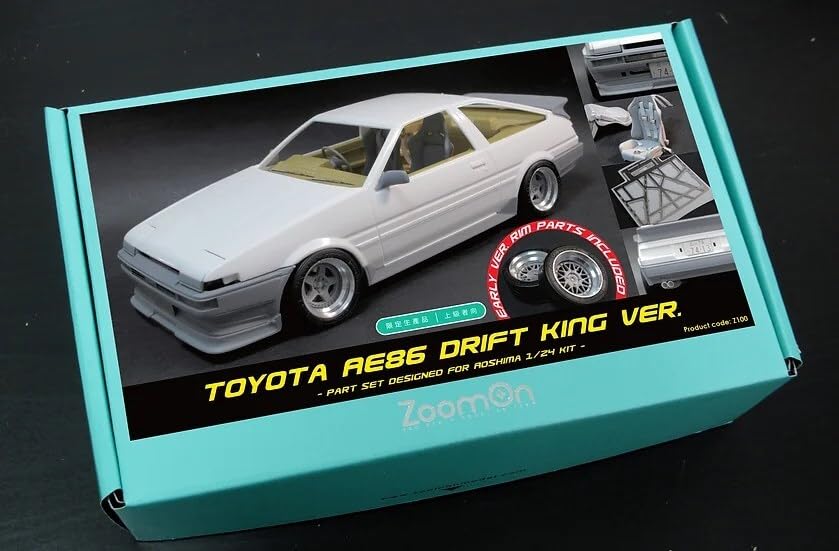 Amazon.co.jp: ZoomOn Z100 124 トヨタ AE86 ドリフトキングバージョン