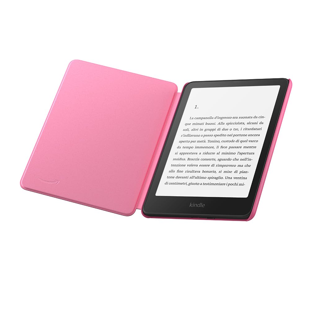 Kindle Paperwhite Signature Edition (versione 2024) da 32 GB senza pubblicità, una cover basata su Amazon Plant e un dock di ricarica wireless Made for Amazon