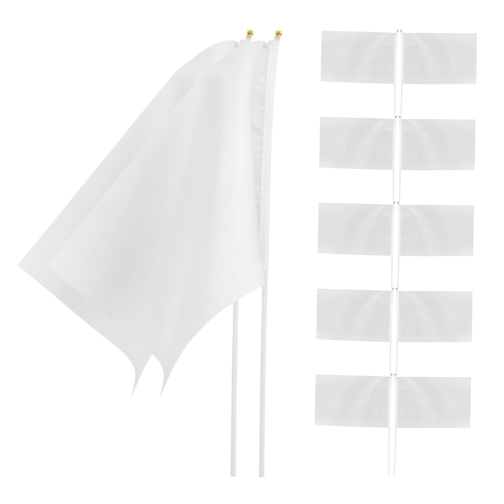 HANABASS 60piezas Bandera De Mano Para Bandera De Animación y De Para Deportivos y Celebraciones