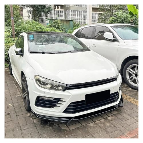 Spoiler de pare chocs avant pour VW Scirocco MK3 noir brillant look r - 3