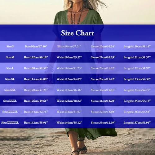 Mediterranean Dresses Linen Casual Dresses for Women Flowy V Neck Short Sleeve Lightweight Summer Beach Vacation Clothes4