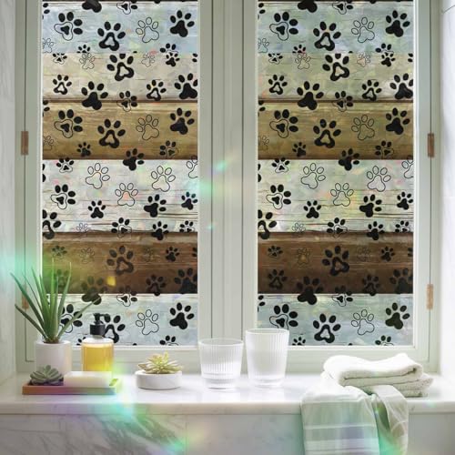 Película decorativa para ventana 2 piezas 17.7x39.3 pulg miniatura 3
