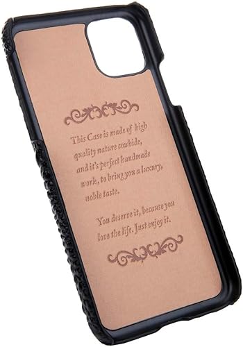 Miniatura 8 de Funda para iPhone 12 Pro Max, funda de lujo para cabeza de cocodrilo, delgada, vintage, piel auténtica, textura de cocodrilo, carcasa protectora