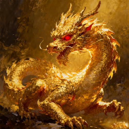 Set de 6 Peines Metálicos Decorativos Dragon Gold miniatura 2