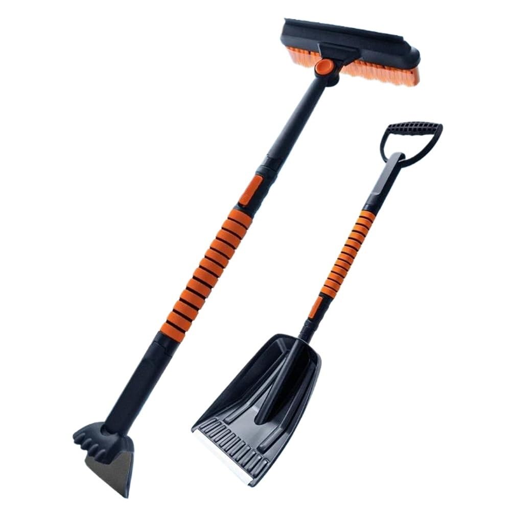 Rascador de hielo para coche 1set Hielo Coche 3 En 1 5 En 1 Retráctil Cepillo Pala Herramienta Remoción De Nieve De Invierno Pala Raspador Eliminación Hielo Auto Clean Accesorios Rascadores de hielo p