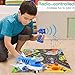 Take Apart Toy Airplane, Assembly Playset with Electric Drills, STEM Building Construction Toy for Kid Toddler Boy Girl, Remote Control Airplane with Hours of Fun, for Aged 3+ (33Pcs)