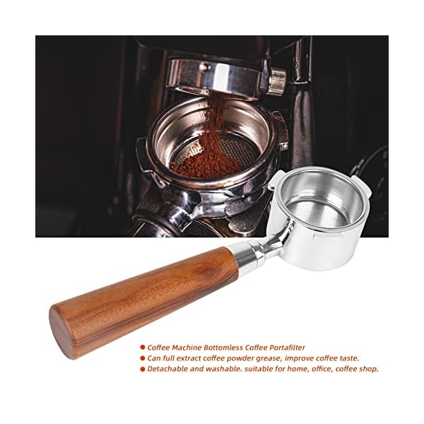 Siebträger Bodenloser Siebträger 51mm Bodenloser Kaffee Siebträger Kompatibel Mit Ec680 / Ec685 Kaffeemaschine – Bild 6