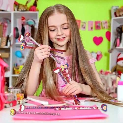 Lápices de grafito assortidos 36 pcs para San Valentín miniatura 6