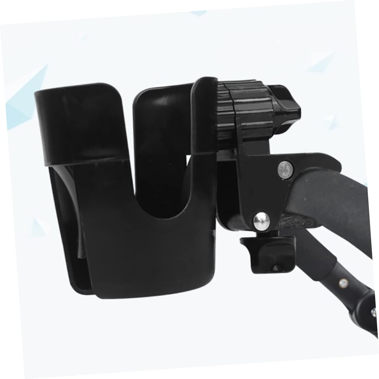 2pcs Stroller Cup Holder Clip for Bike Handlebar Rotatable Water Bottle Holder