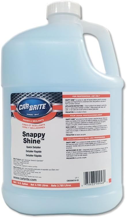 CAR CBOOA018-03, Car Brite Snappy Shine, Gallon