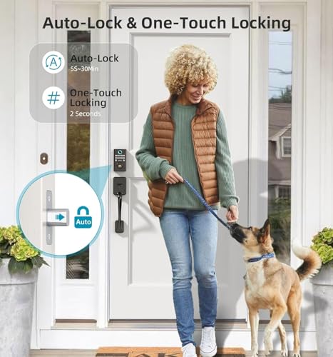 WiFi Smart Lock Front Door - HEANTLE Keyless Entry Door Lock - image 8