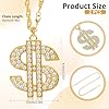 Apausvcm Hip Hop Dollar-Kette Gold - Herren Goldkette, 80er 90er Jahre Rapper Accessoires #1