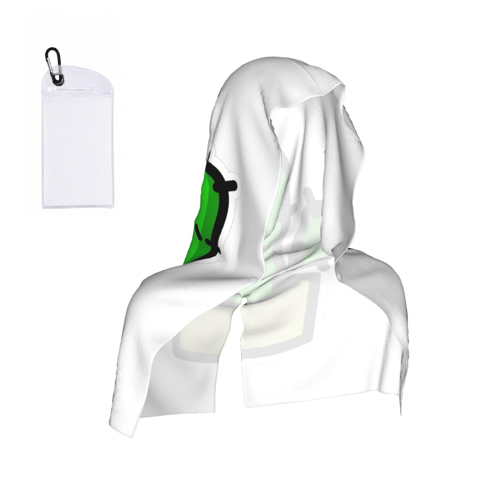 YQxwJL Cactus Print Unsex Cooling Hoodie Towel, Cools Instantly When Wet Sun Protection For Sports Fitness Gym