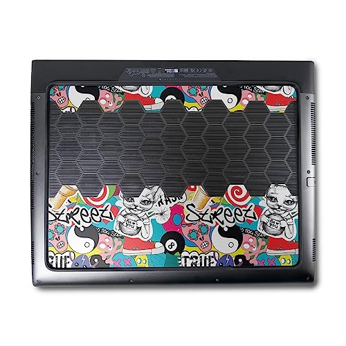 Image of MightySkins Skin Compatible with Alienware M18 R1 (2023) Full Wrap Kit - Sticker Bomb | Protective, Durable, and Unique Vinyl Decal wrap Cover | Easy to Apply & Change Styles | Made in The USA