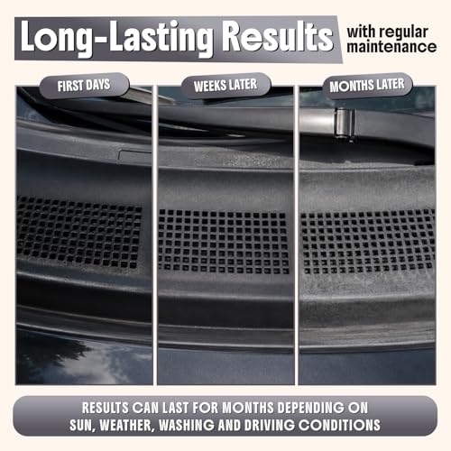 Image of Carfidant Ultimate Trim & Plastic Restorer for Cars - Black Plastic Restorer - Restores Faded and Dull Plastic, Rubber, Vinyl - 8.4 fl oz