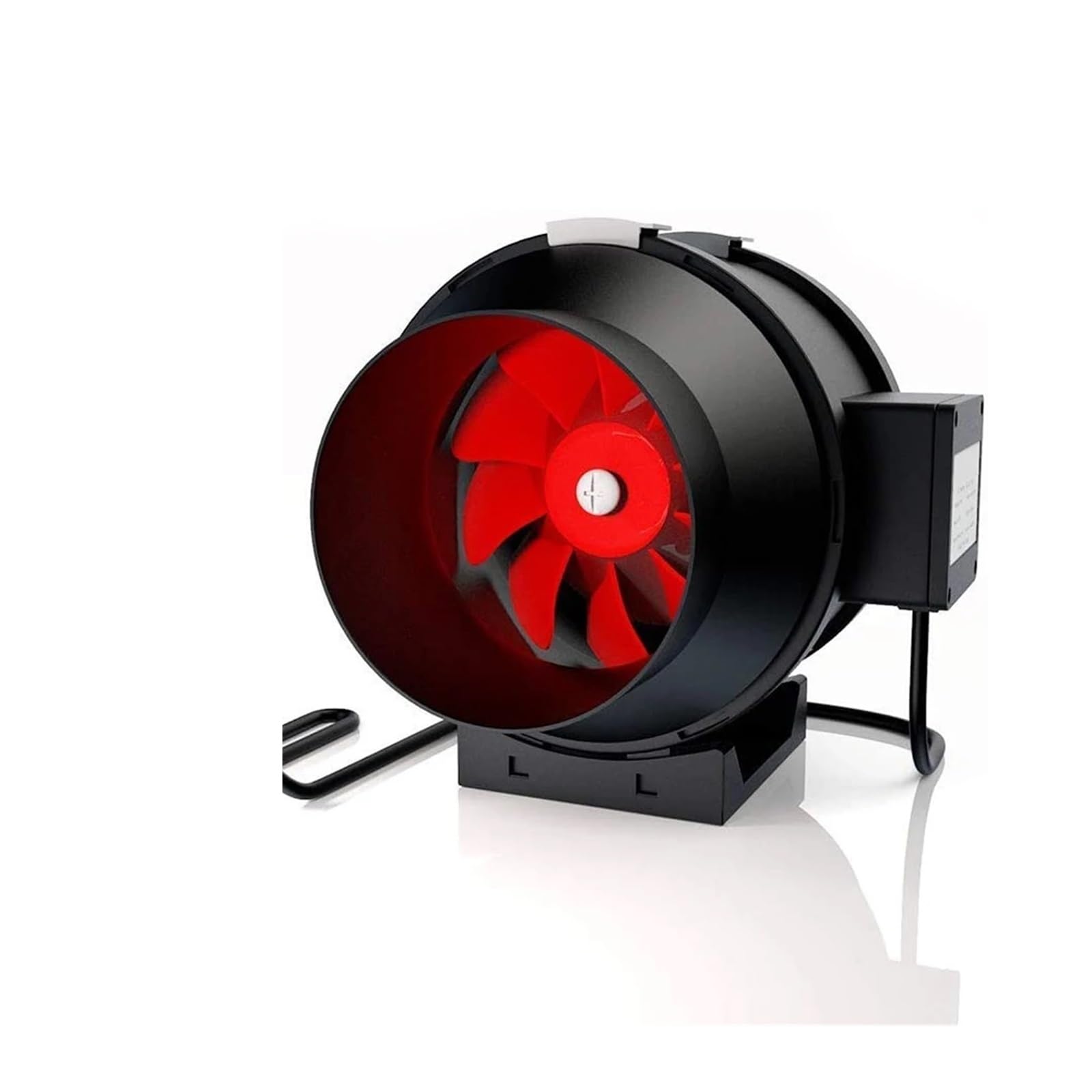 Ventilador de extracción de conductos, Ventilador En Línea De Plástico Silencioso del Respiradero De Escape De La Fan del Conducto De 6 Pulgadas, De Poco Ruido para sótanos, baños, cocinas