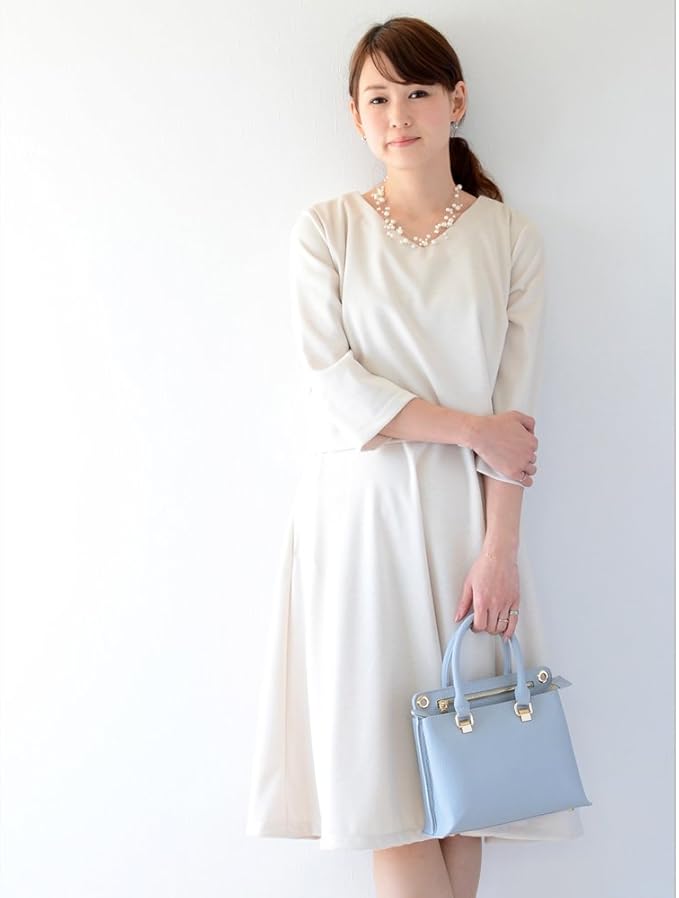 Amazon Co Jp Pearls マタニティ 授乳口付き 日本製 授乳服 フォーマル ワンピース ドッキングワンピース Vネック フレアスカート 七分袖 ポンチ素材 妊婦服 お宮参り 卒入園 七五三 結婚式 産前 産後 お受験 結婚式 冠婚葬祭 長く使える 授乳服には見えない Amazon Co Jp Pearls マタニティ 授乳口付き 日本製 授乳服 フォーマル ワンピース ドッキングワンピース Vネック フレアスカート 七分袖 ポンチ素材 妊婦服 お宮参り 卒入園 七五三 結婚式 産前 産後 お受験 結婚式 冠婚葬祭 長く使える 授乳服には見えない