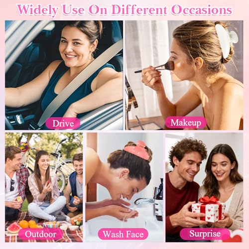 8 Pinzas grandes acrílicas para cabello mujeres miniatura 7