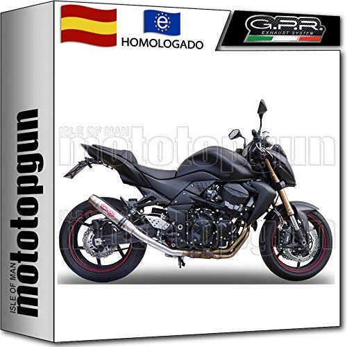 GPR K.78.DE TUBO DE ESCAPE HOMOLOGADO DEEPTONE ACERO COMPATIBLE CON KAWASAKI Z750...