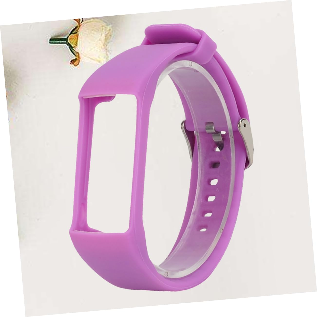 Gatuida 3 Uds Correa De Reloj De Moda Correa De Reloj De Silicona Correa De Reloj Elegante Correa De Reloj De Repuesto Pulsera Inteligente A370 Púrpura