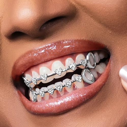 Grillz dientes hip hop chapados en oro 14K set completo miniatura 2