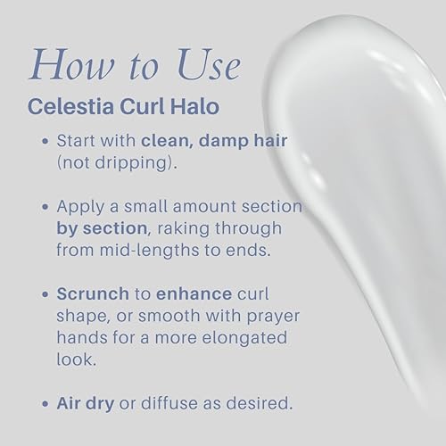 Miniatura 5 de NAVY HAIR CARE Celestia Halo Curl Gel  Fijación flexible, hidratación y definición  Gel ligero para todo tipo de rizos  Aloe, jojoba y aminoácidos