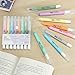 Mr. Pen- Bible Highlighters, Pastel Gel 8 Pack, Assorted Colors, Highlighters No Bleed, Highlighter, Highlighter Set, Dry Markers