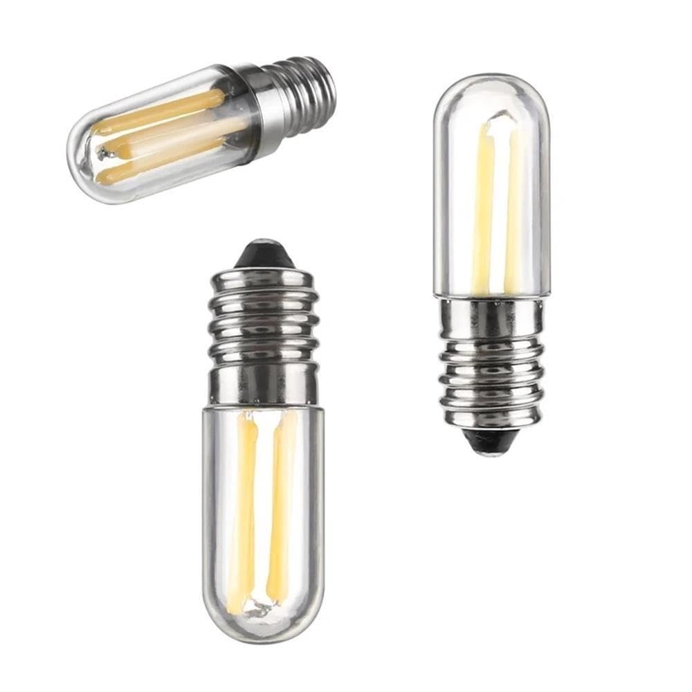 YSJX Lighting, Confezione da 20 lampadine a filamento LED AC220V E14 1W/2W/4W Mini lampade COB for frigorifero, frigorifero e congelatore, illuminazione for macchina da cucire Lampadine per la casa(Wa